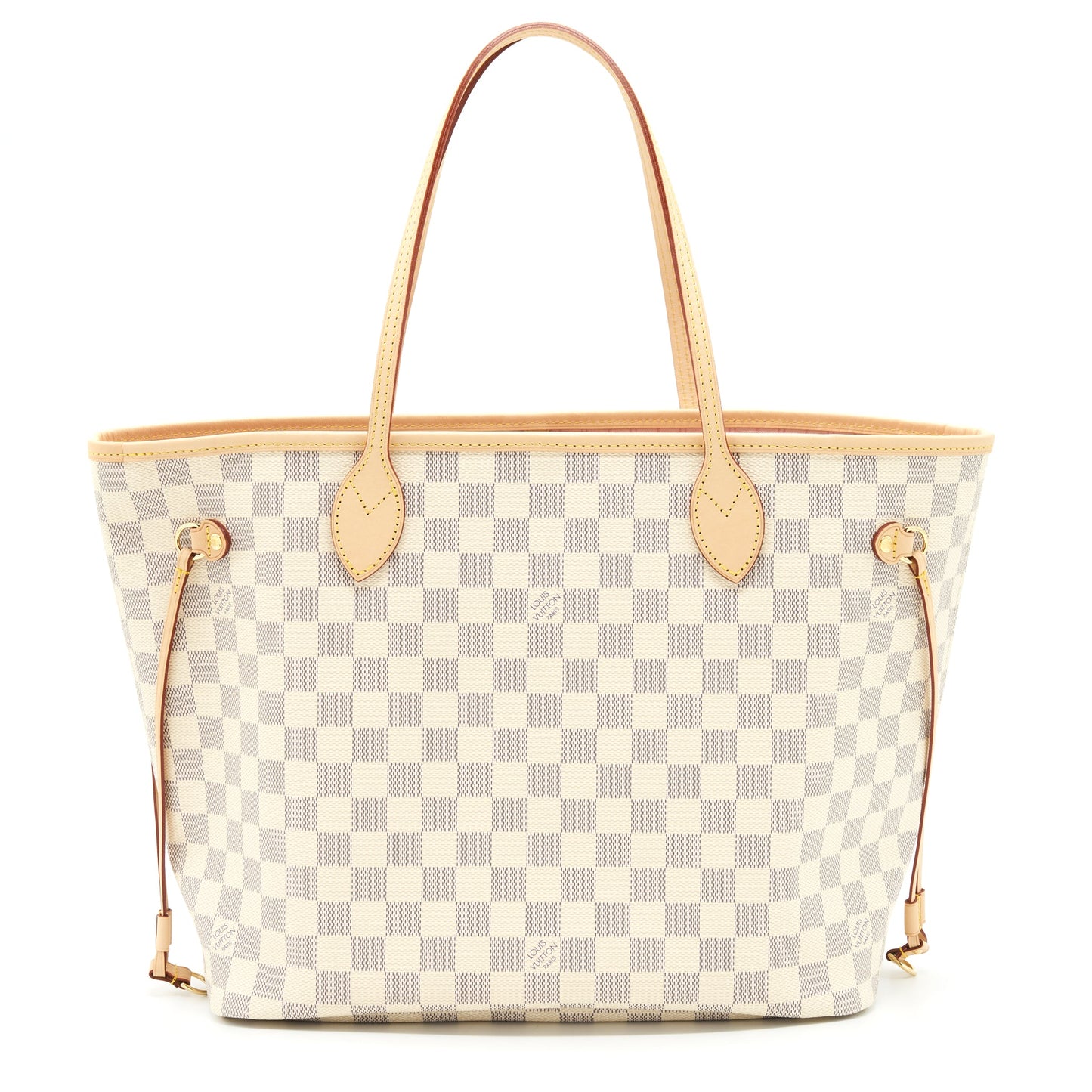 Louis Vuitton Neverfull Damier Azur Canvas /Rose Ballerine (No Inner Pouch)