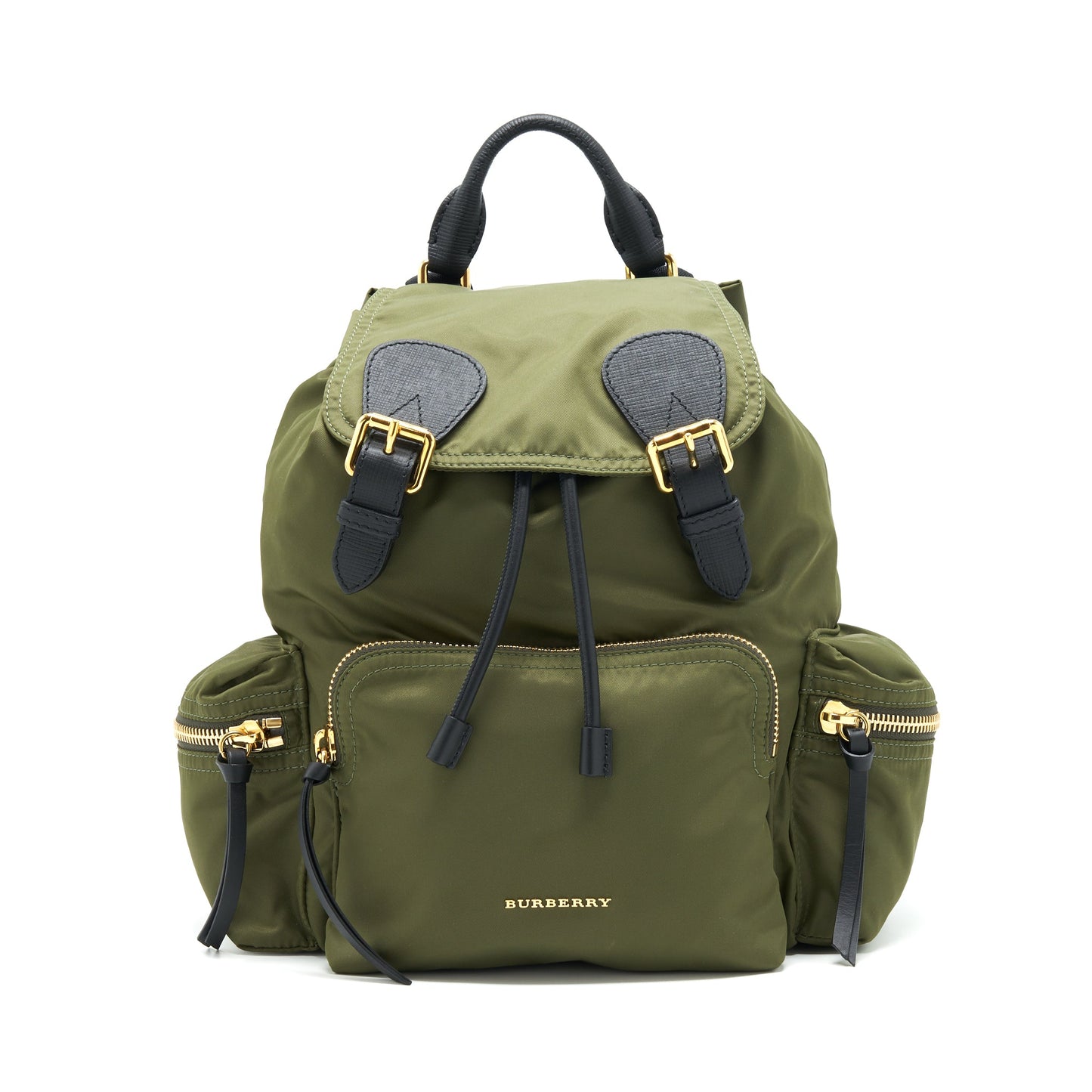 Burberry Nylon Rucksack Backpack Green