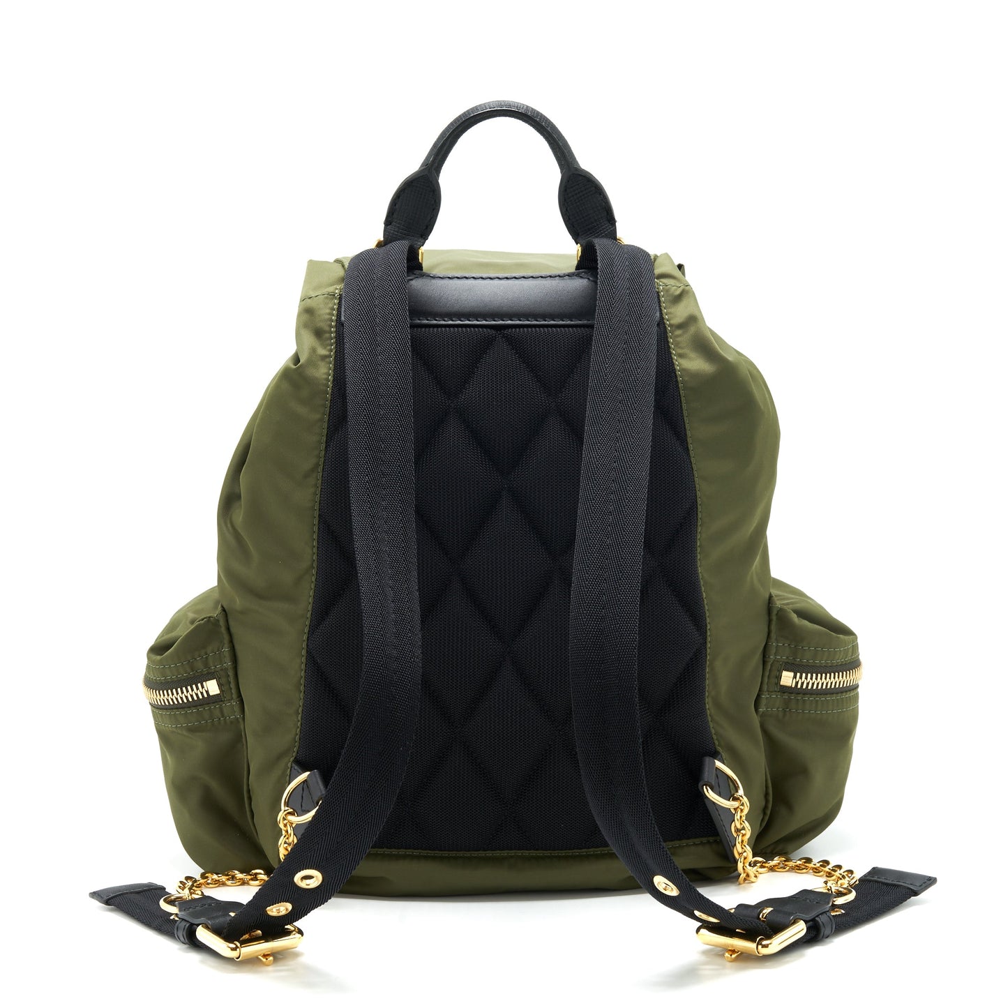 Burberry Nylon Rucksack Backpack Green