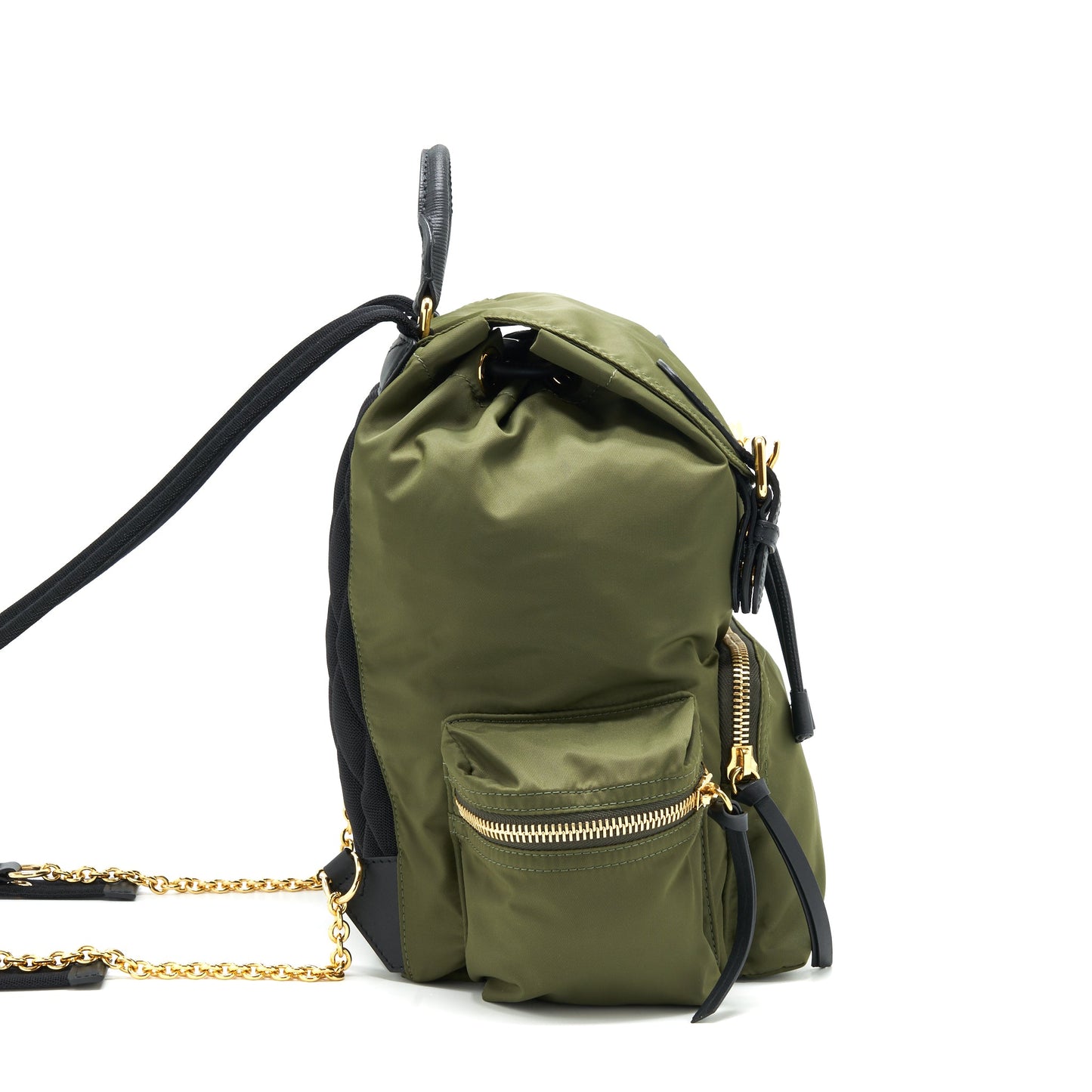 Burberry Nylon Rucksack Backpack Green