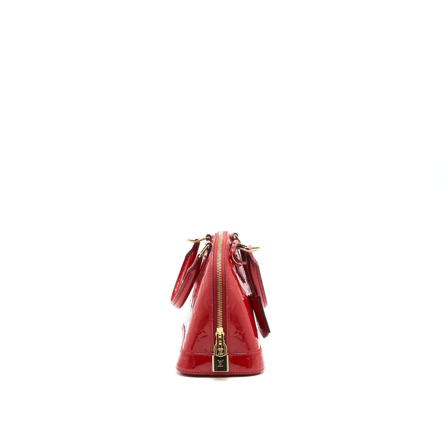 Louis Vuitton Alma in Patent leather red
