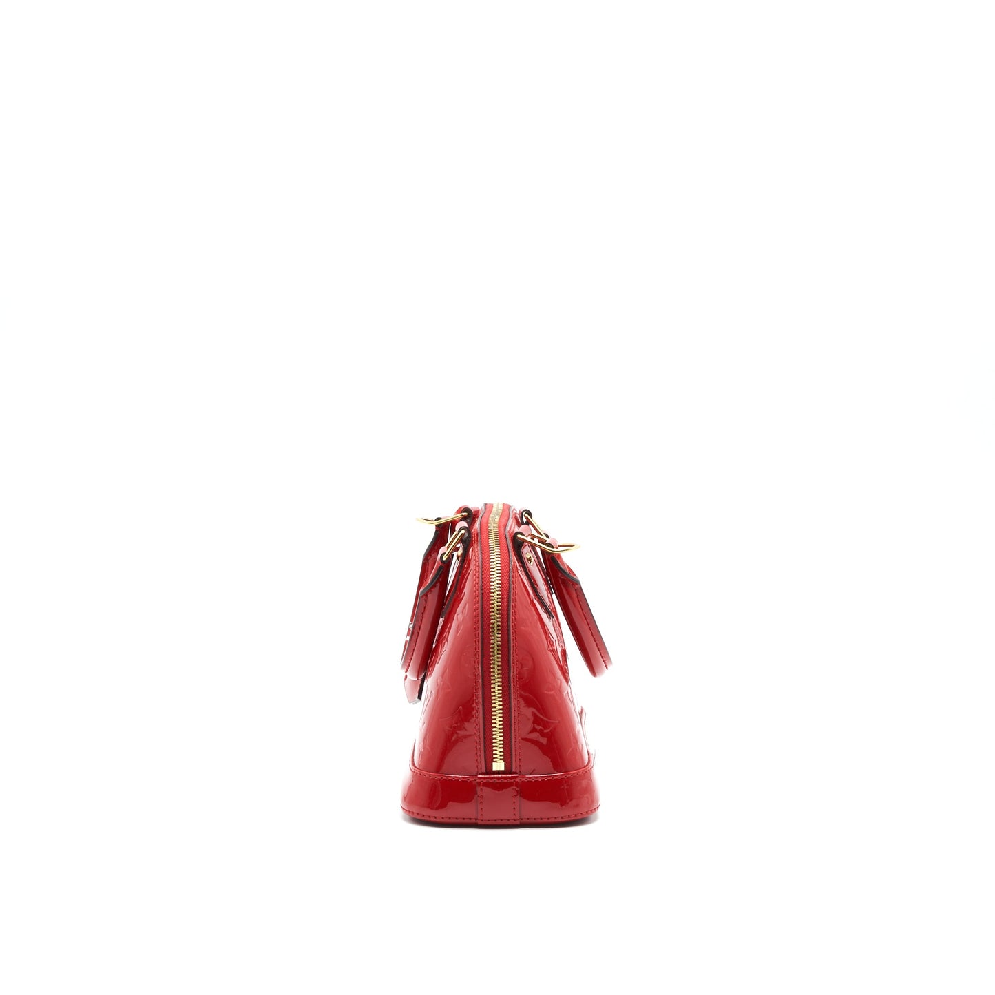 Louis Vuitton Alma in Patent leather red