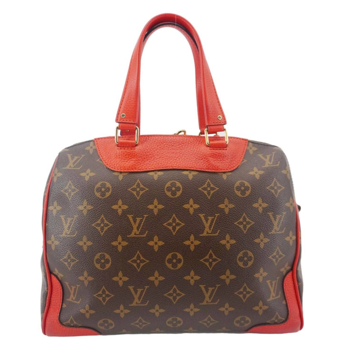 LOUIS VUITTON Retiro NM Monogram Canvas 2Way Shoulder Bag Red
