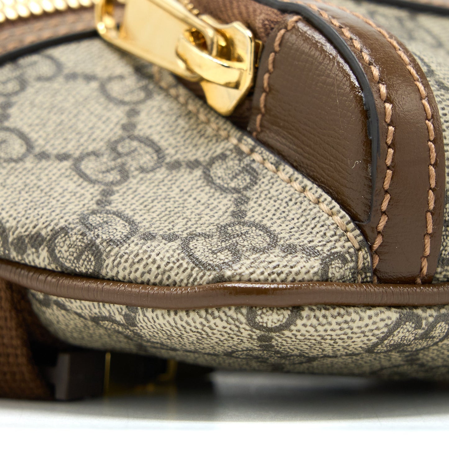 Gucci Belt Purse Interlocking G Supreme Canvas
