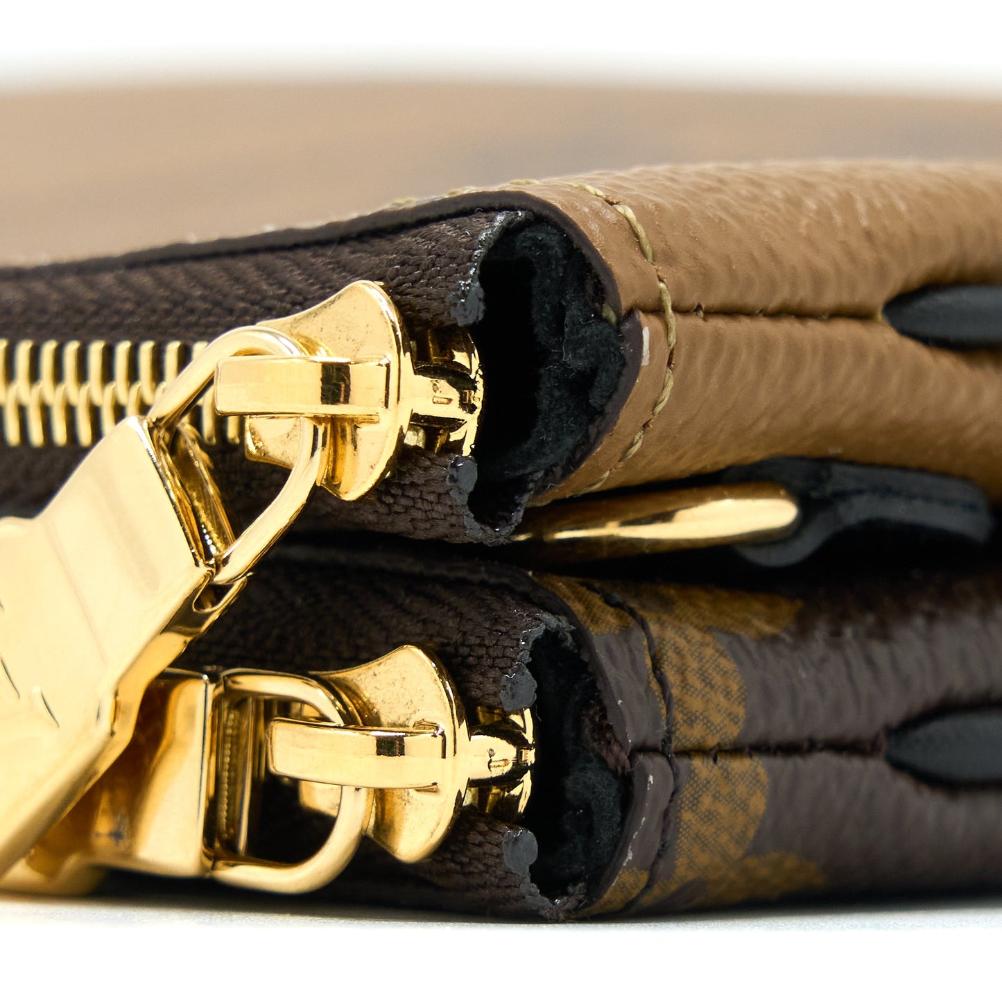 Louis Vuitton Double Zip Pochette Monogram Canvas (New version)