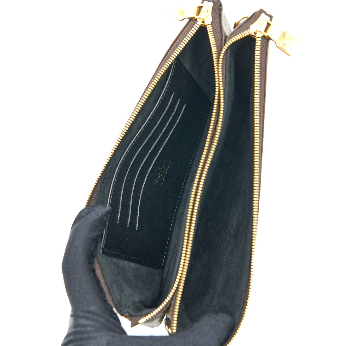 Louis Vuitton Double Zip Pochette Monogram Canvas (New version)