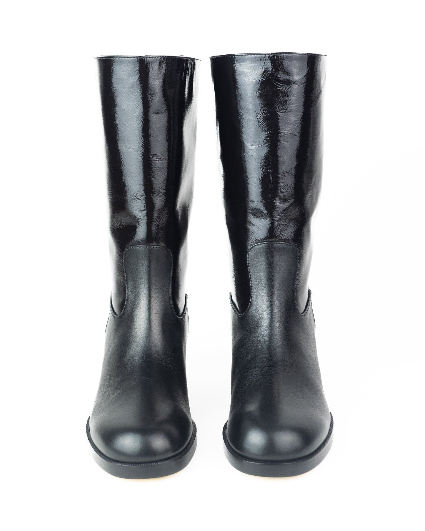 Chanel CC Boots in Black