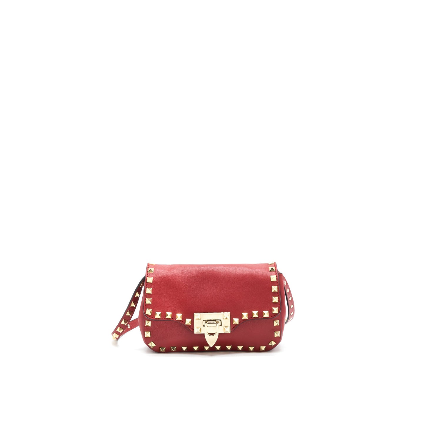 Valentino rockstud mini flap Purse Red