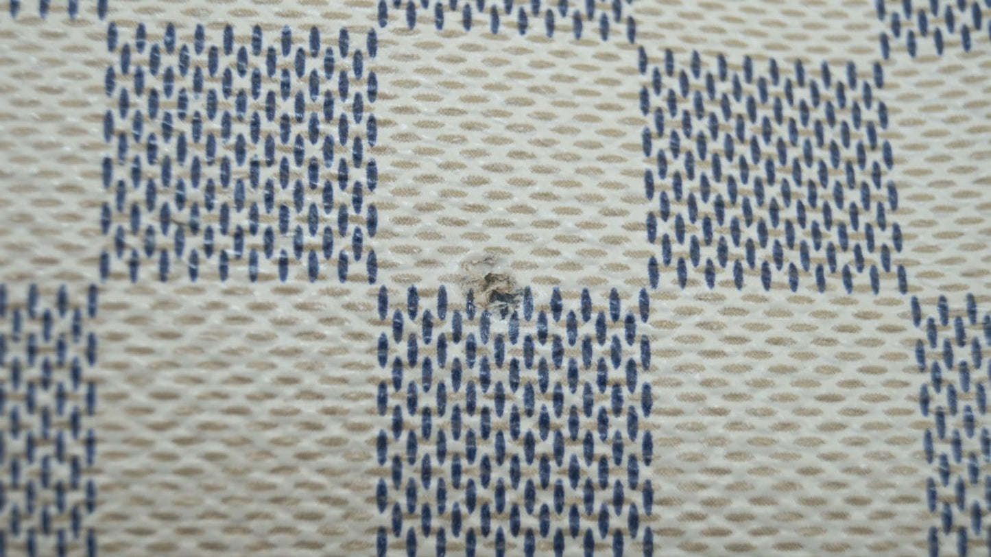 LOUIS VUITTON Damier Azur Eva Clutch Messenger Crossbody Bag