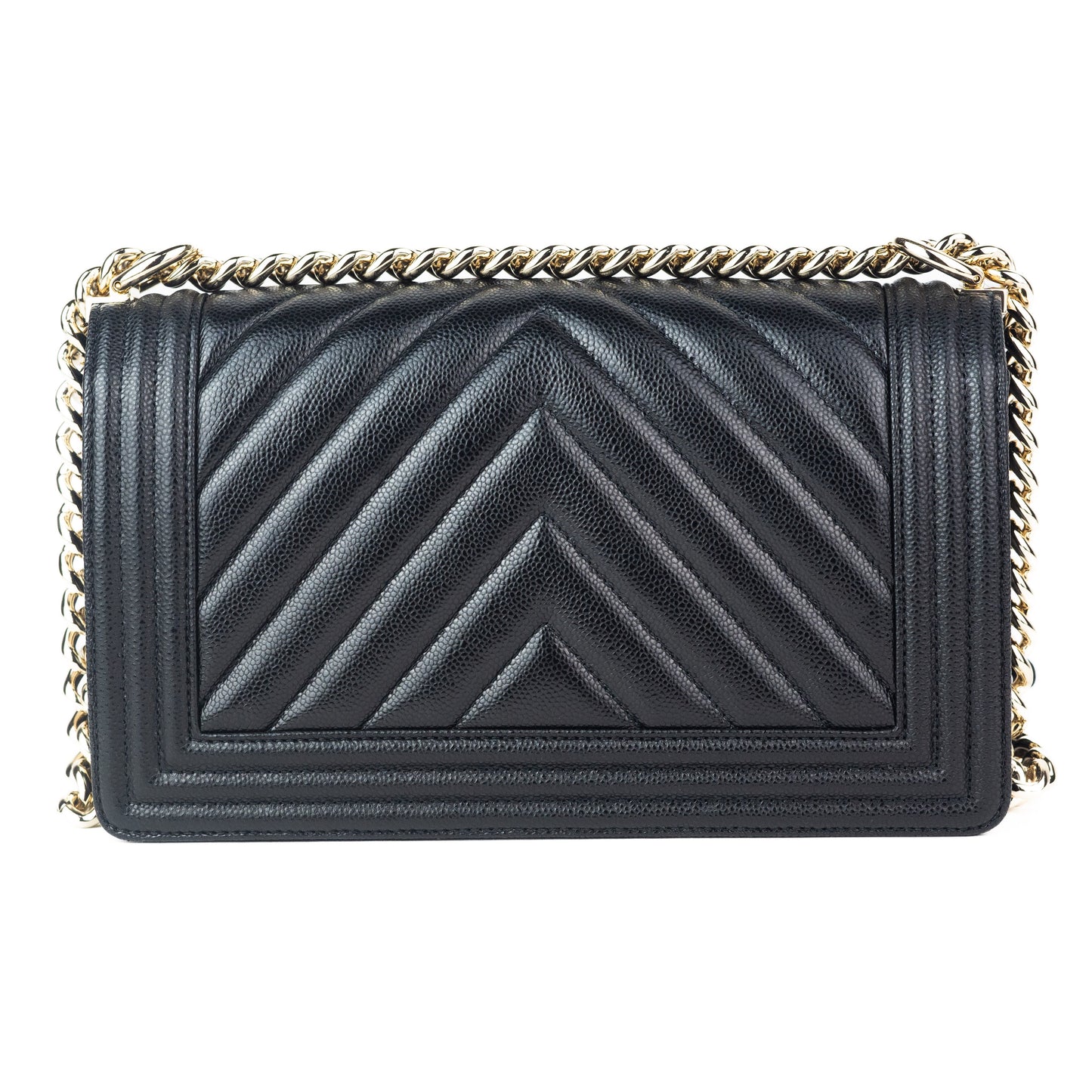 Chanel Medium Chevron Boy Bag