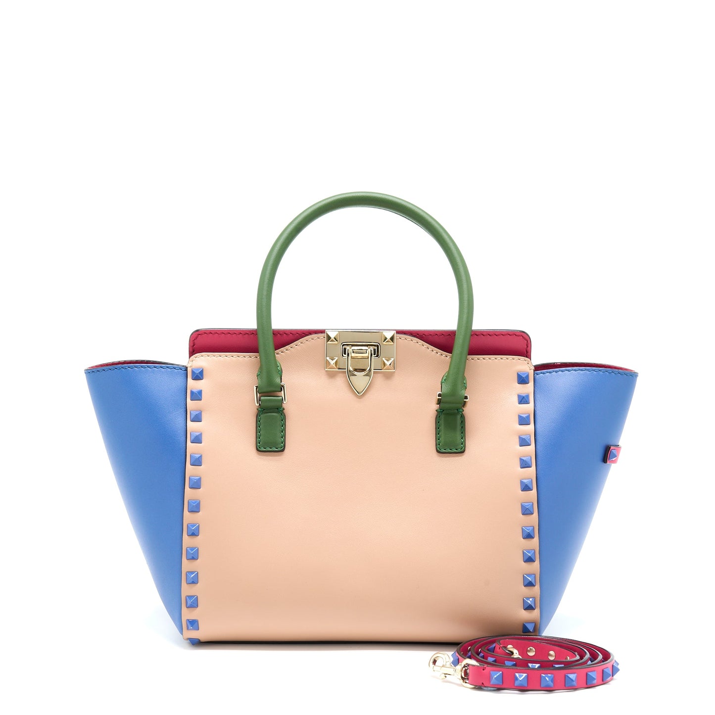Valentino Rockstud Pagota Purse Multicolour