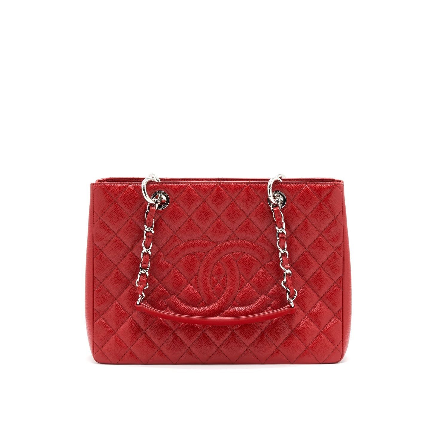 Chanel Grand Shopping Tote caviar Red HW