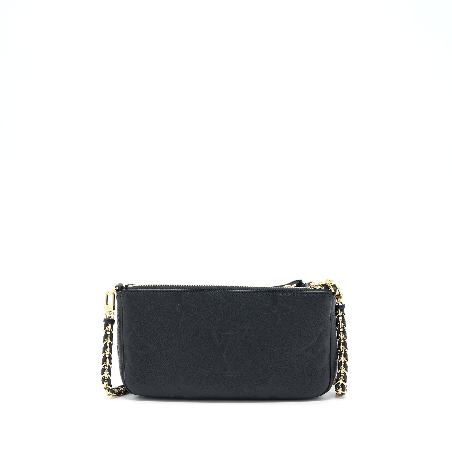 Louis Vuitton Multi Pochette Accessories Monogram Empriented Black (New Version)