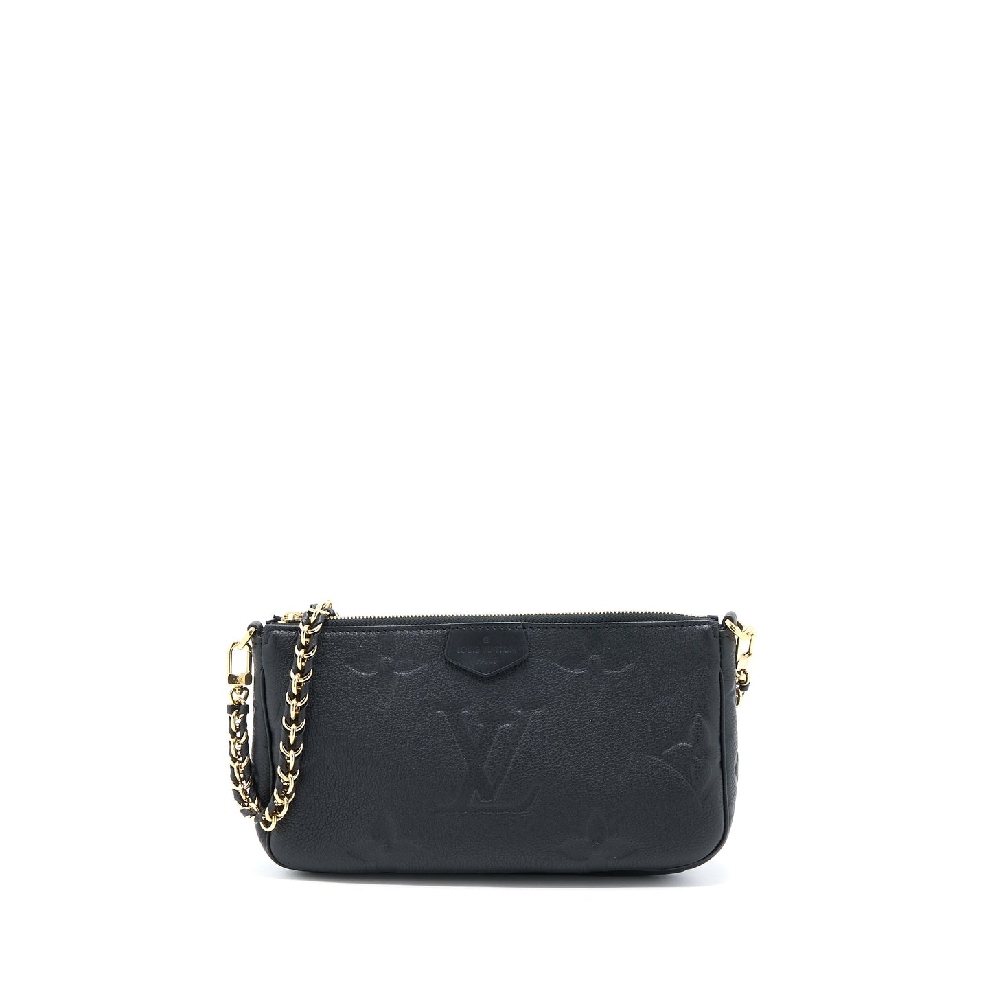 Louis Vuitton Multi Pochette Accessories Monogram Empriented Black (New Version)