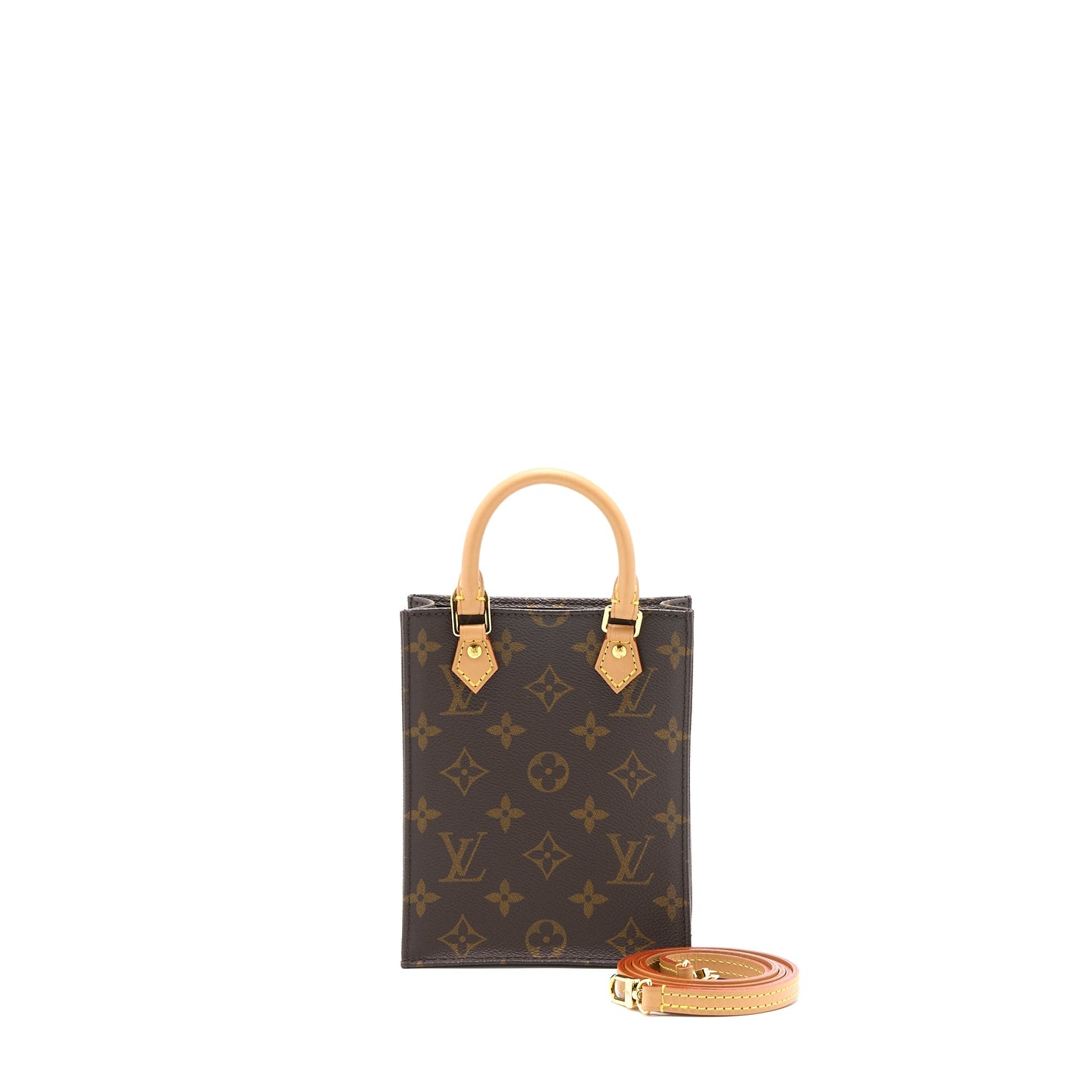 Louis Vuitton Petit Sac Plat Monogram Canvas (New version)