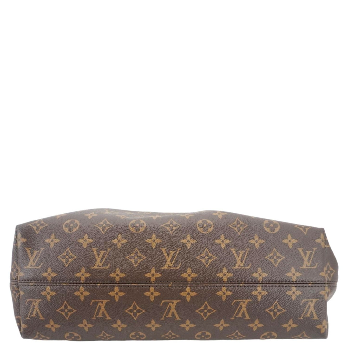 LOUIS VUITTON Graceful MM Monogram Canvas Shoulder Bag Brown