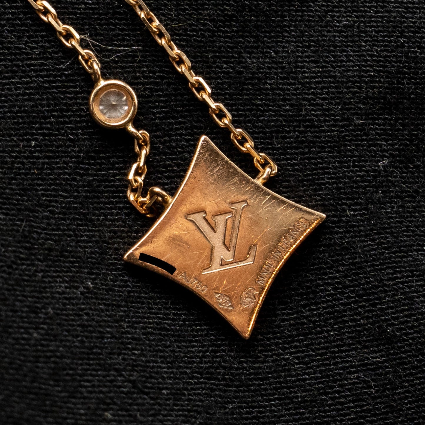 Louis Vuitton Color Blossom Star Pendant Rose Gold/White Mother-of-Pear/Diamond