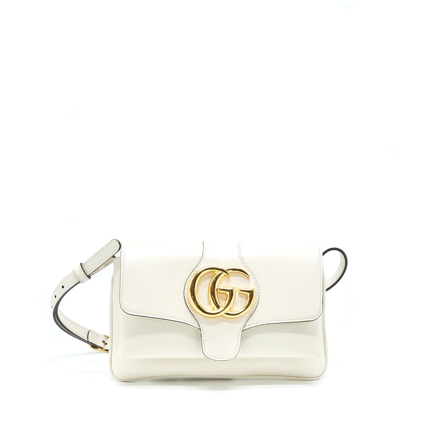 Gucci Small Arli Flap Purse Cream With