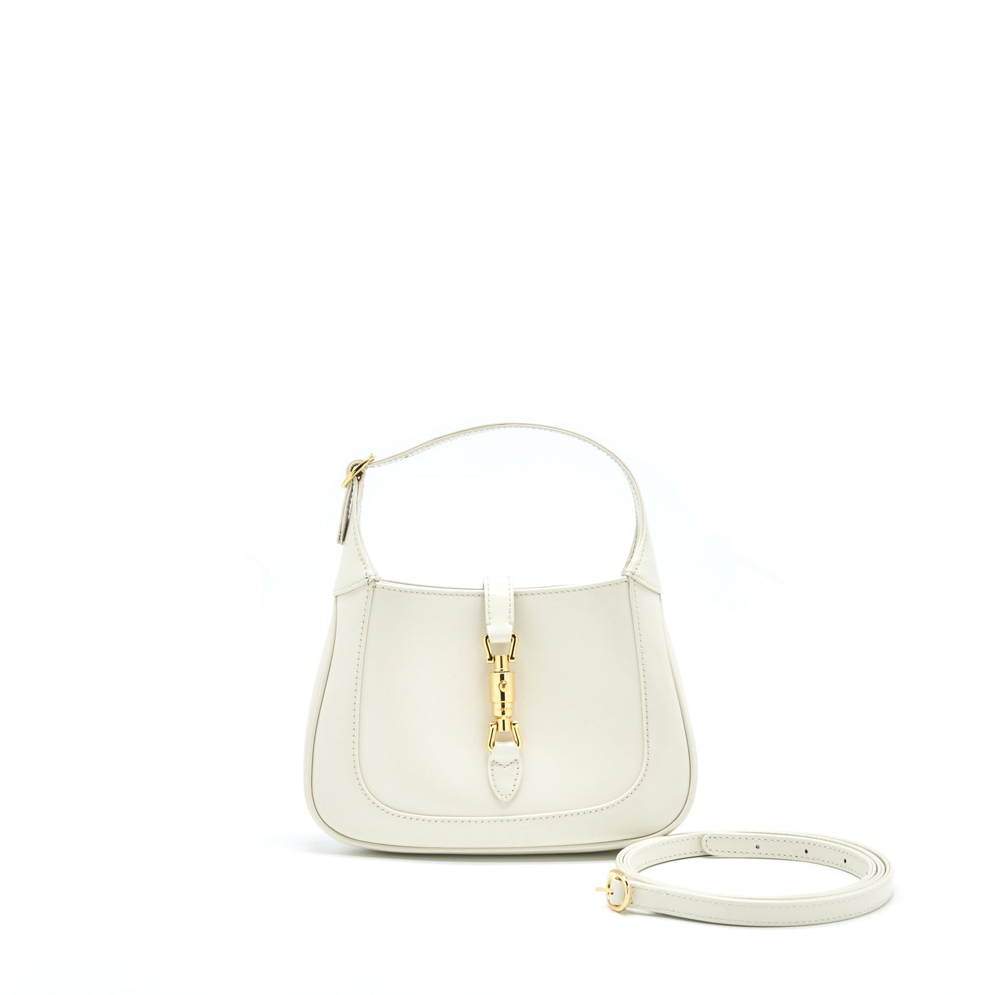 Gucci Jackie 1961 Mini Hobo Purse White