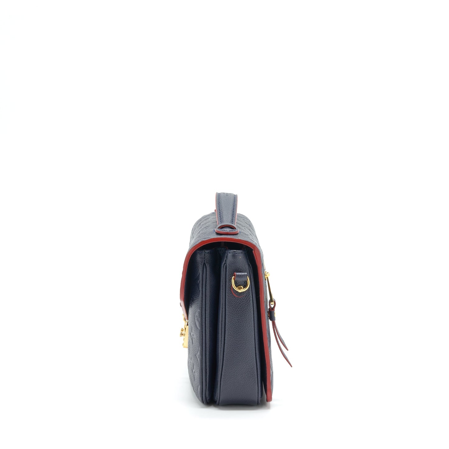 Louis Vuitton Pochette MÃ©tis Monogram Empreinte Marine Rouge