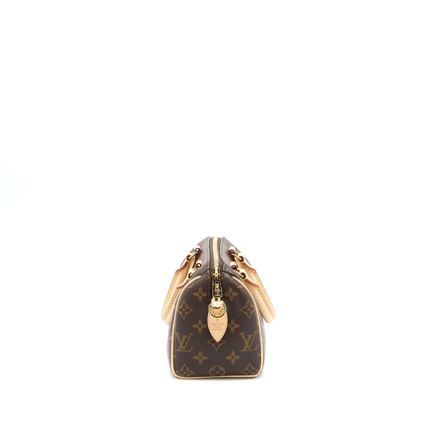Louis Vuitton Speedy Bandouliere 20 Monogram Canvas Black Strap (New Version)