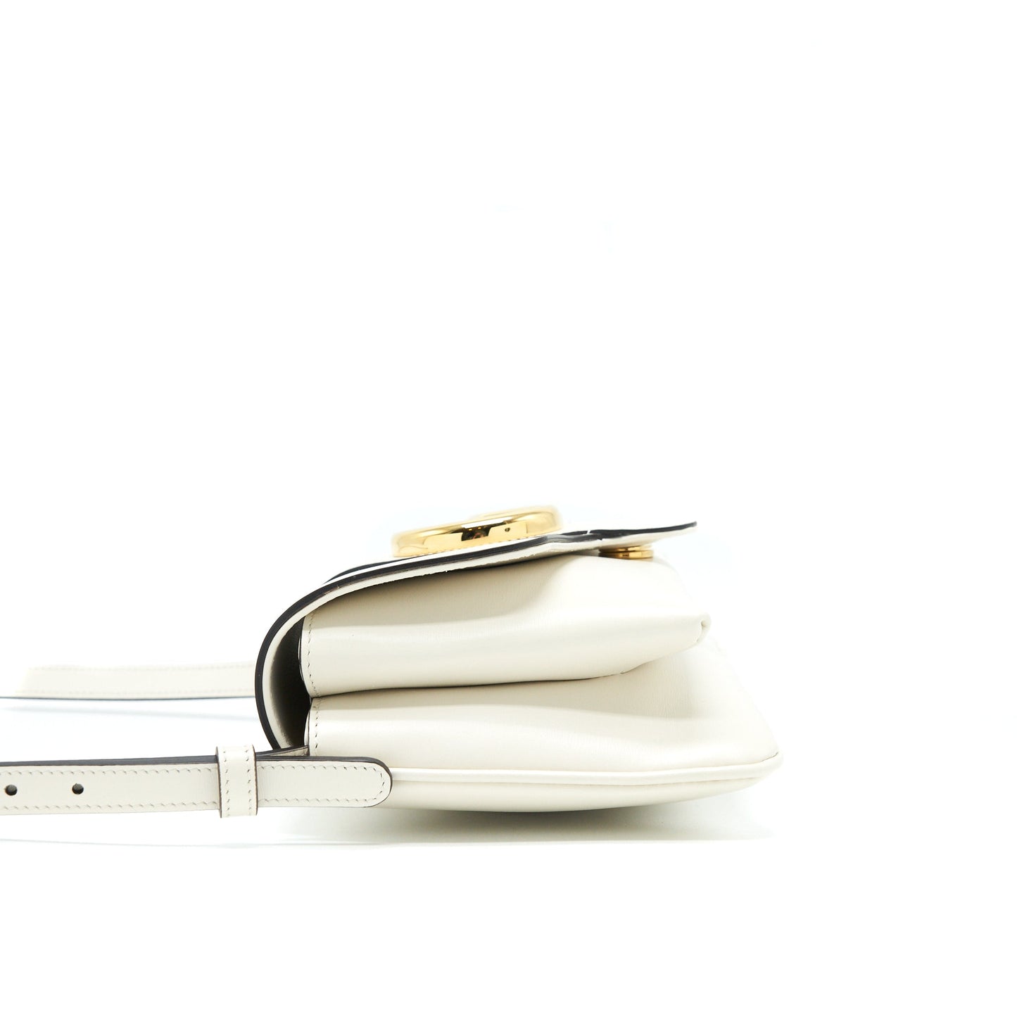 Gucci Small Arli Flap Purse Cream With