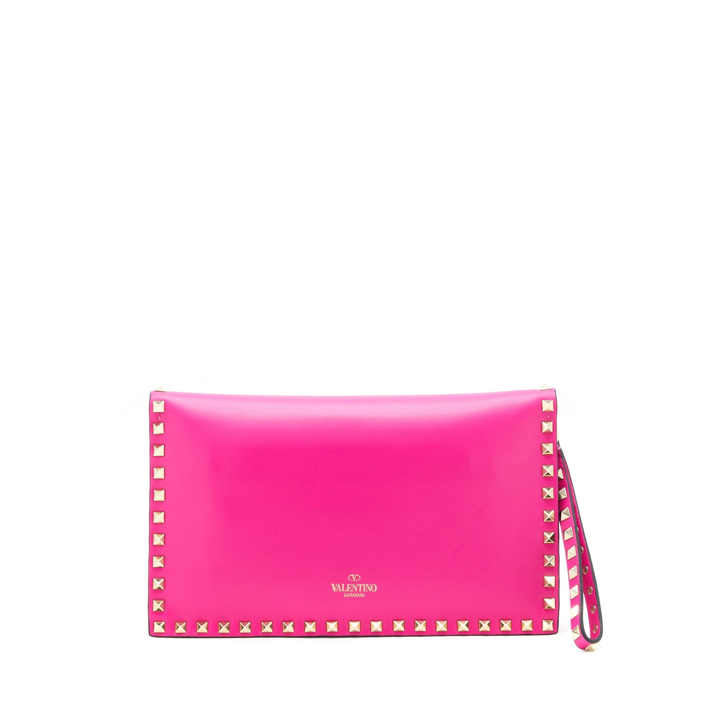 Valentino Rockstud Clutch Pink