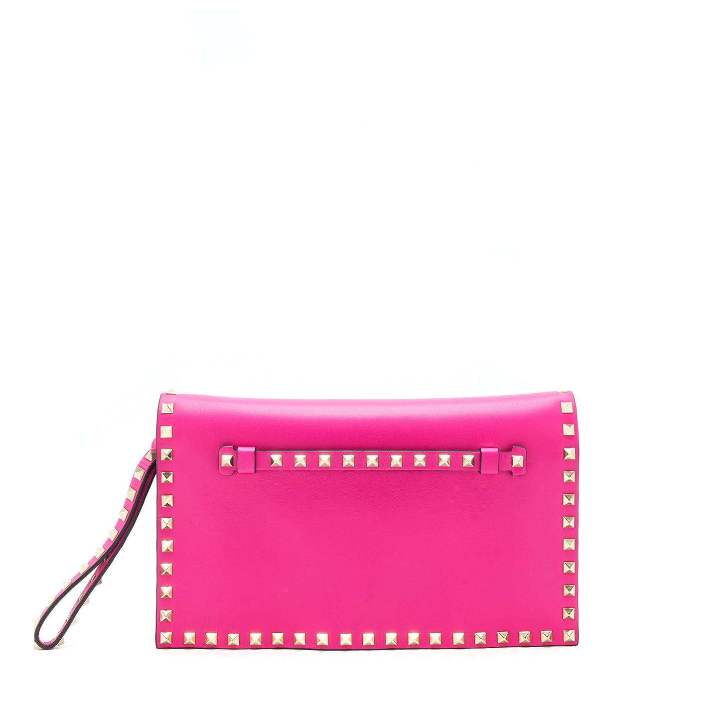 Valentino Rockstud Clutch Pink