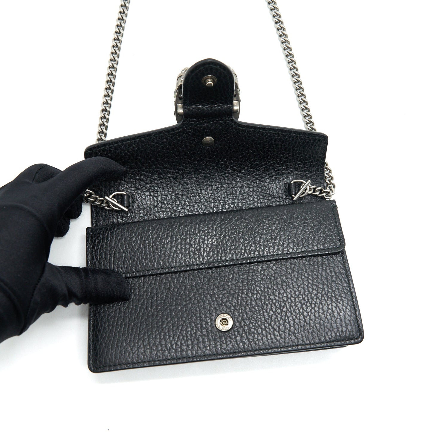 Gucci Super mini Dionysus Purse Black with