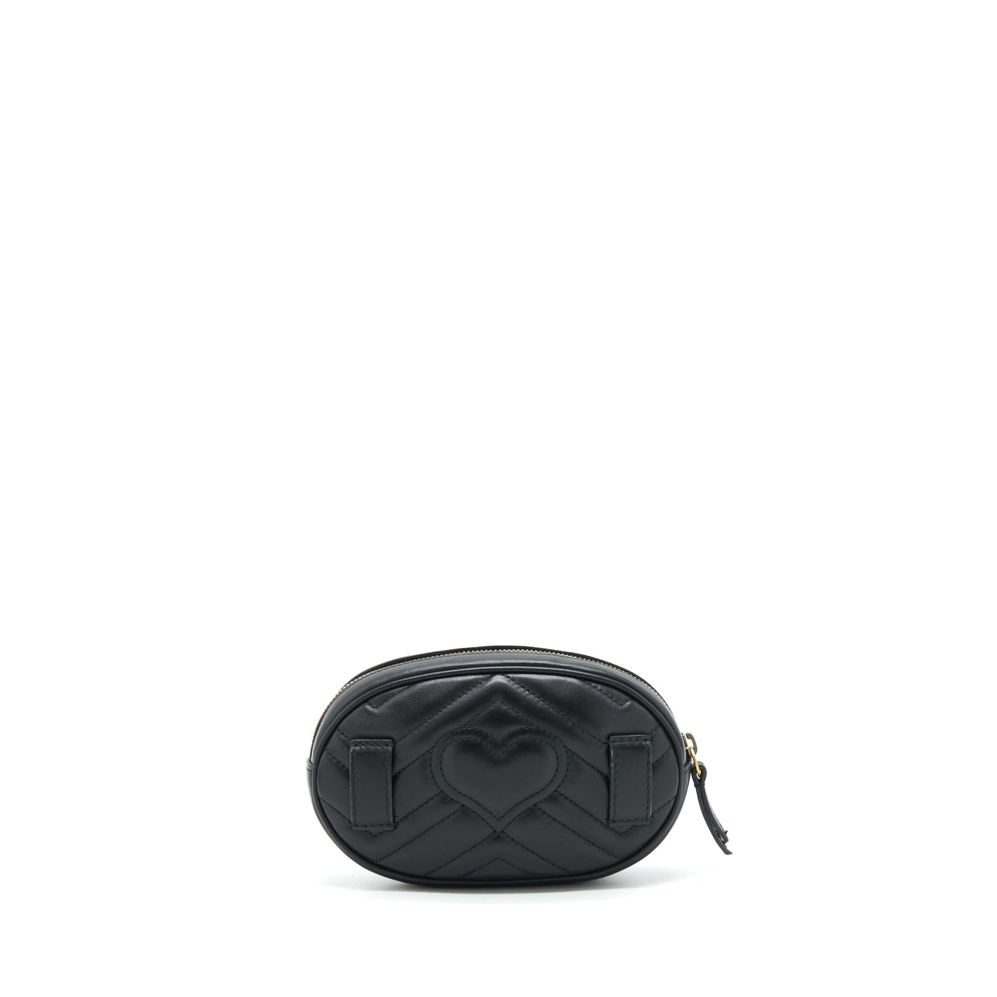 Gucci Marmont Matelasse Belt Purse Black