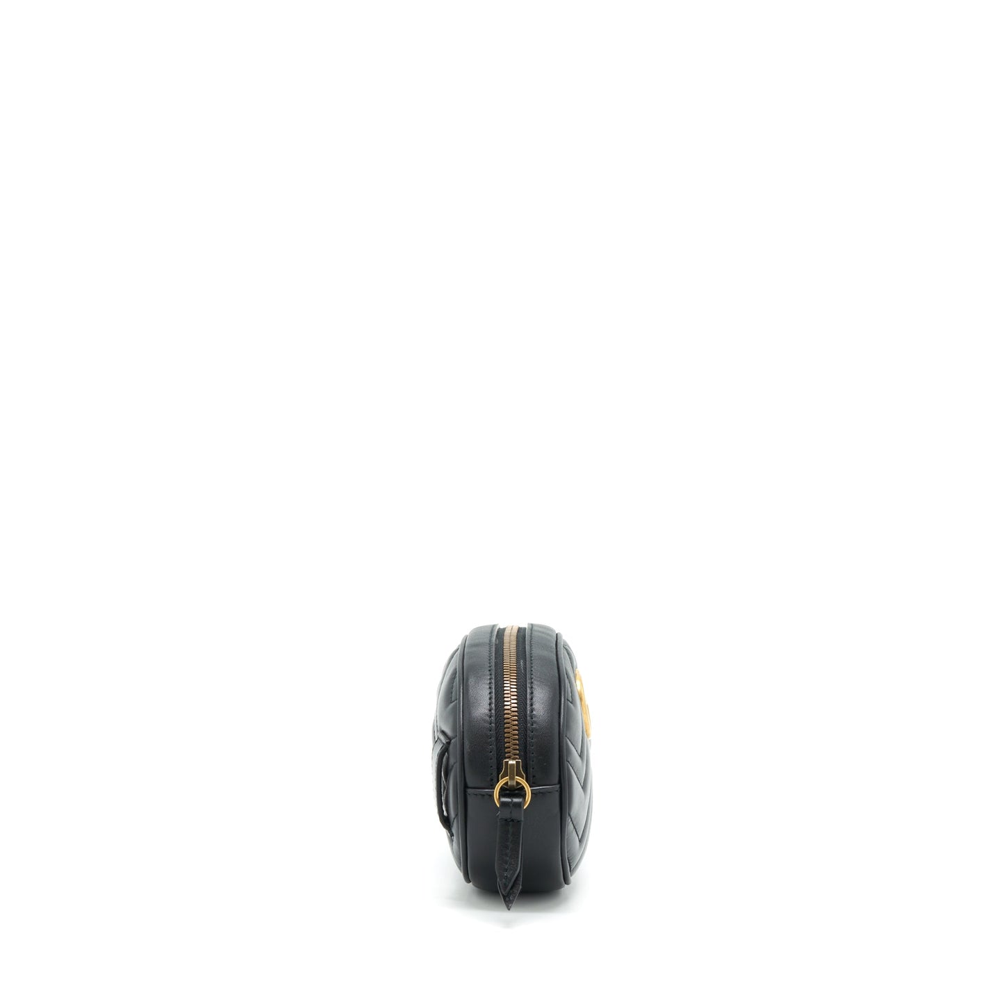 Gucci Marmont Matelasse Belt Purse Black