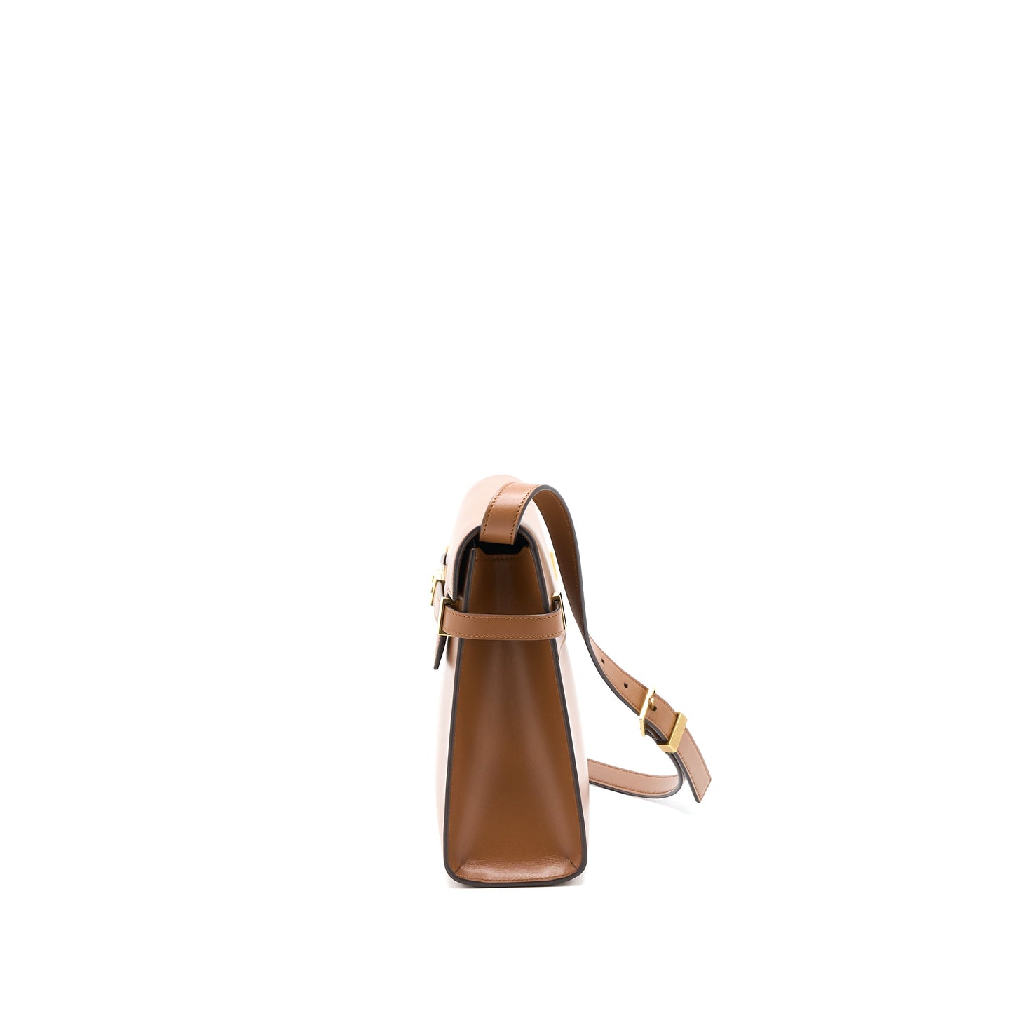 Saint Laurent/ Manhattan Mini Purse Box Brick/Dark Ebene
