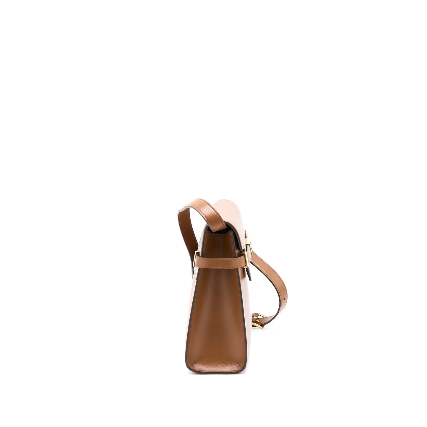 Saint Laurent/ Manhattan Mini Purse Box Brick/Dark Ebene