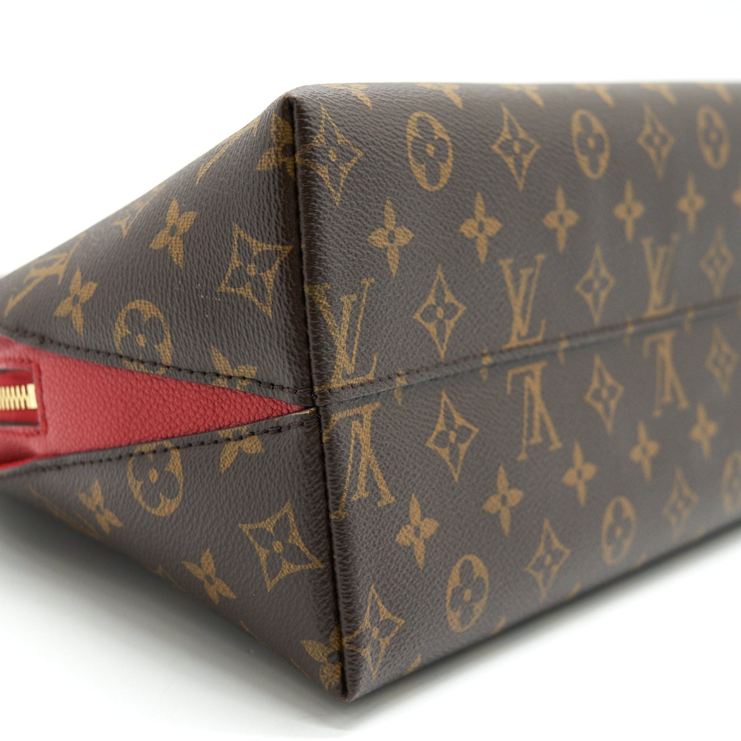 LOUIS VUITTON Monogram Canvas Alma B’N’B Bag Red