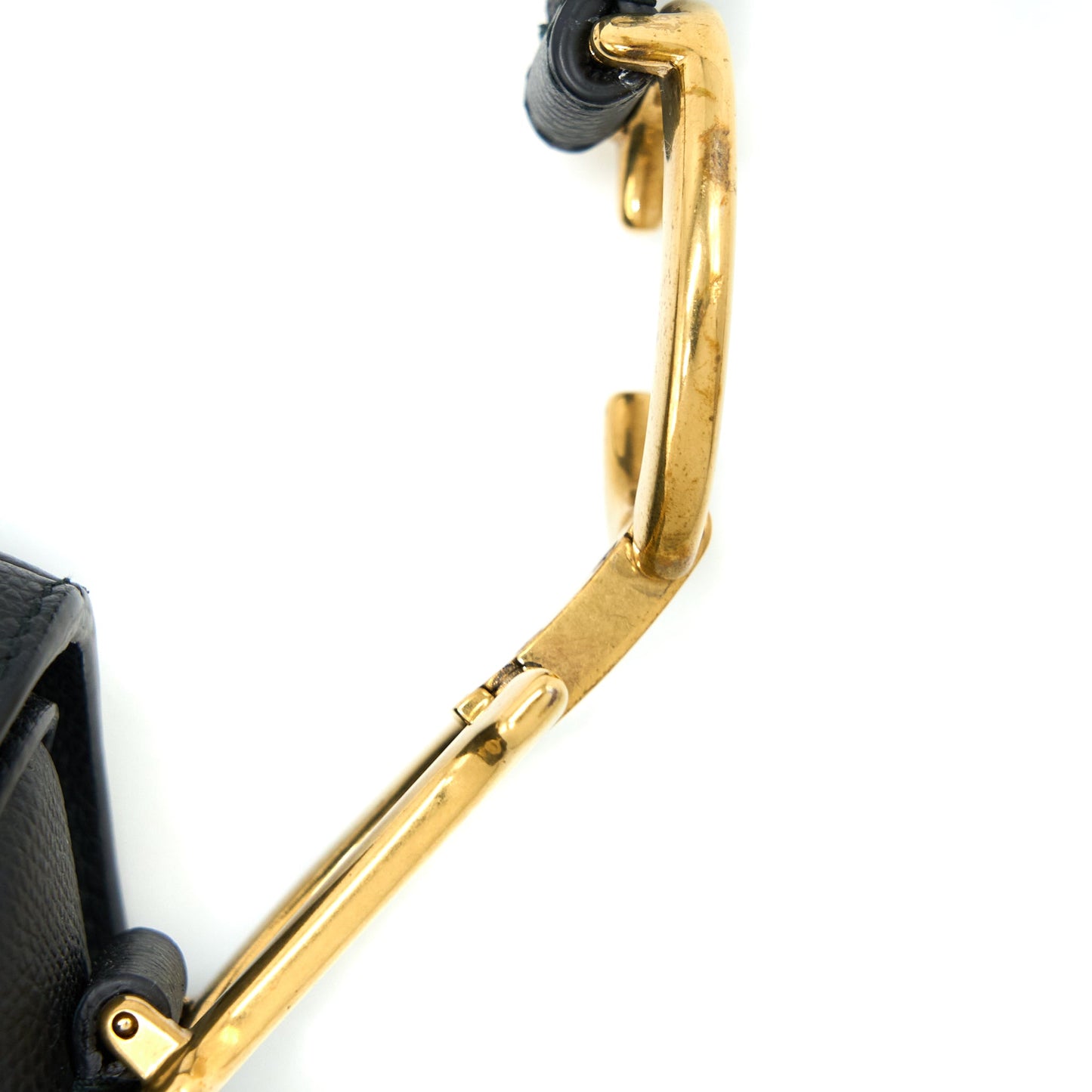 Dior Medium Saddle Purse Calfskin Black