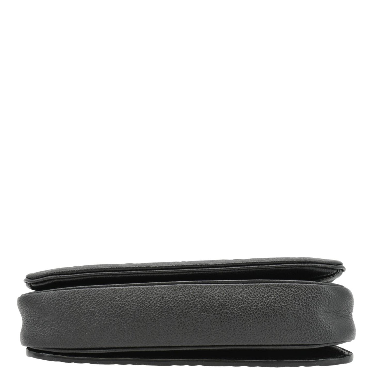 LOUIS VUITTON Metis Pochette Empreinte Leather Crossbody Bag Black