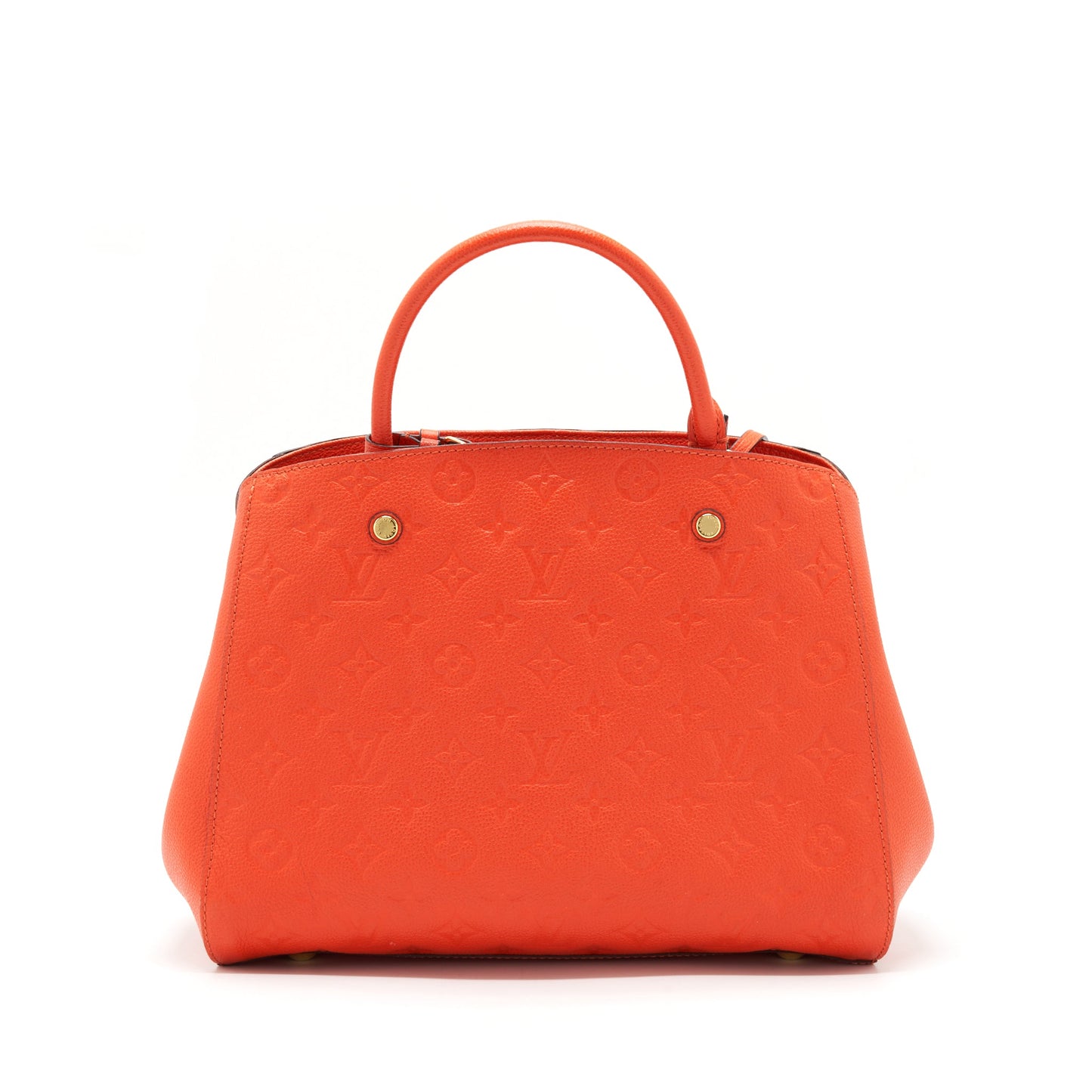 Louis Vuitton Montaigne Orange Monogram Empreinte Year 2015