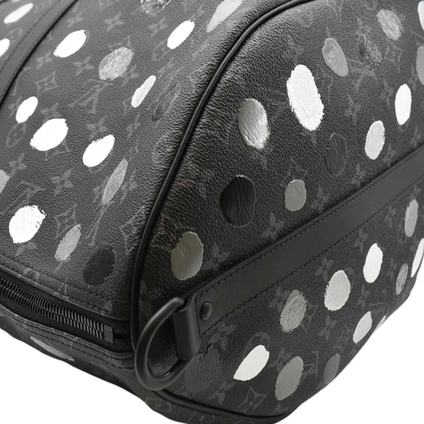 LOUIS VUITTON x YK Keepall 55 Bandouliere Monogram Eclipse Travel Bag Black