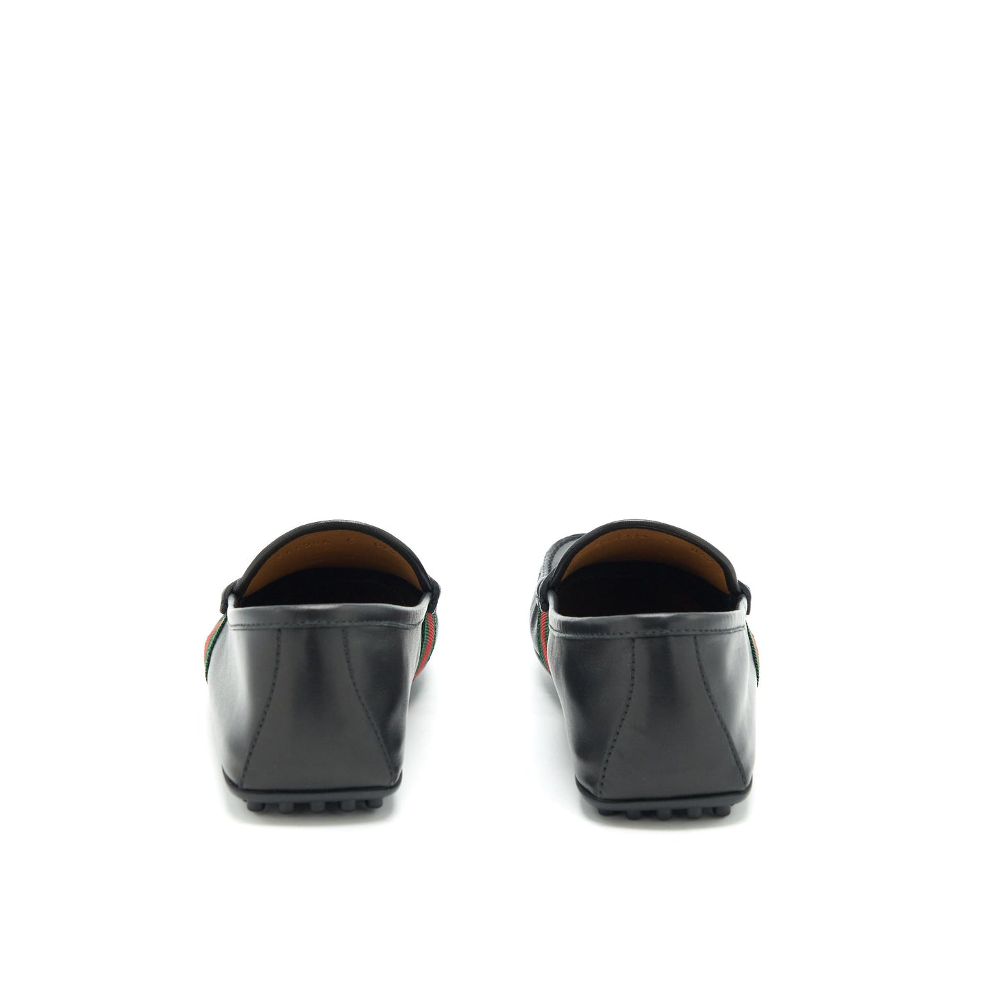 Gucci Size 5 Menâs Leather Loafer Black