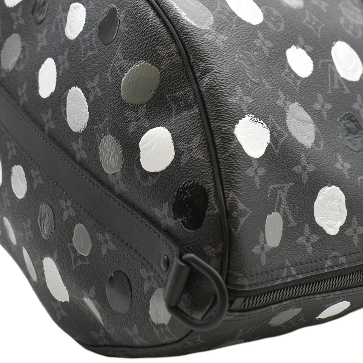LOUIS VUITTON x YK Keepall 55 Bandouliere Monogram Eclipse Travel Bag Black