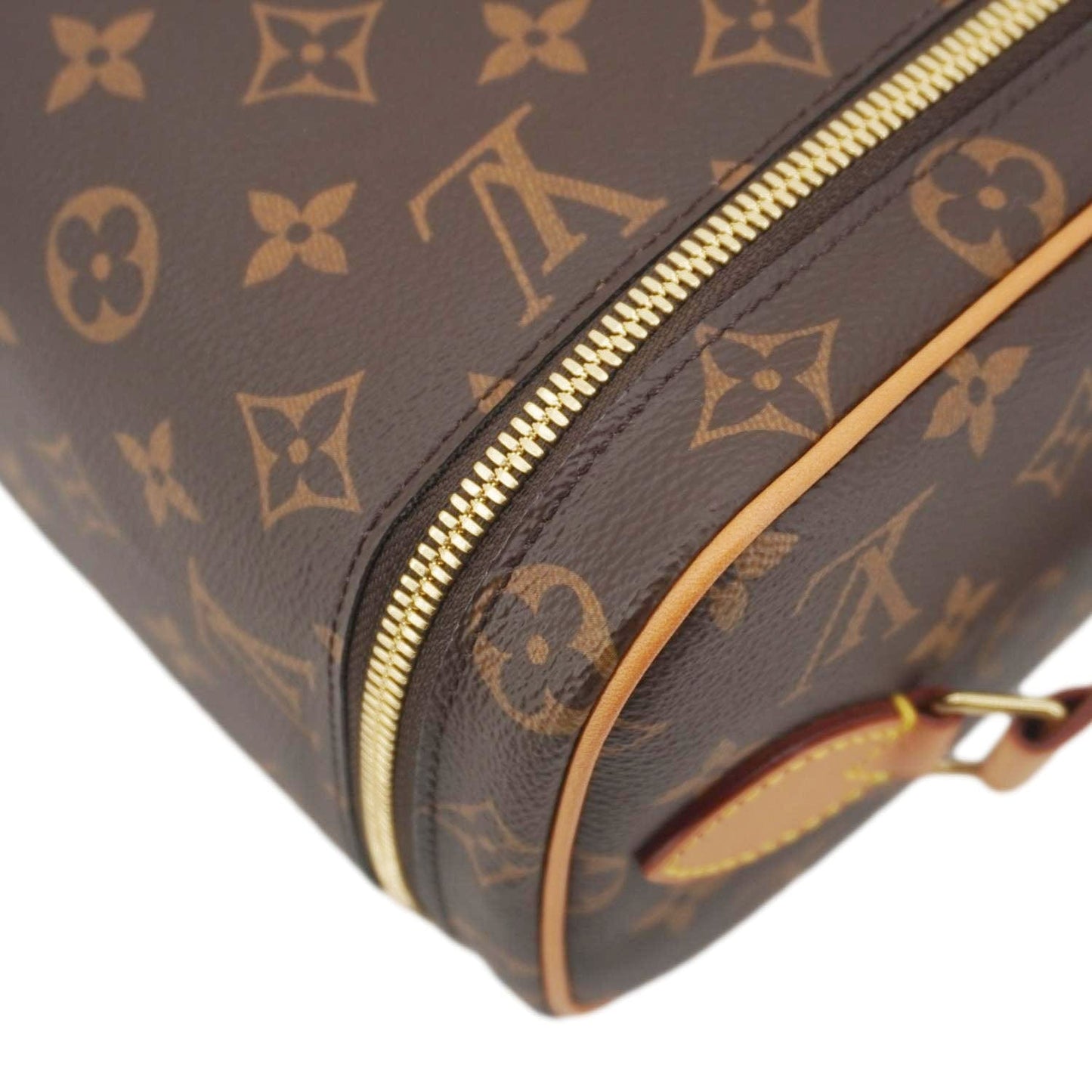 LOUIS VUITTON Nice BB Toiletry Monogram Canvas Vanity Case Brown