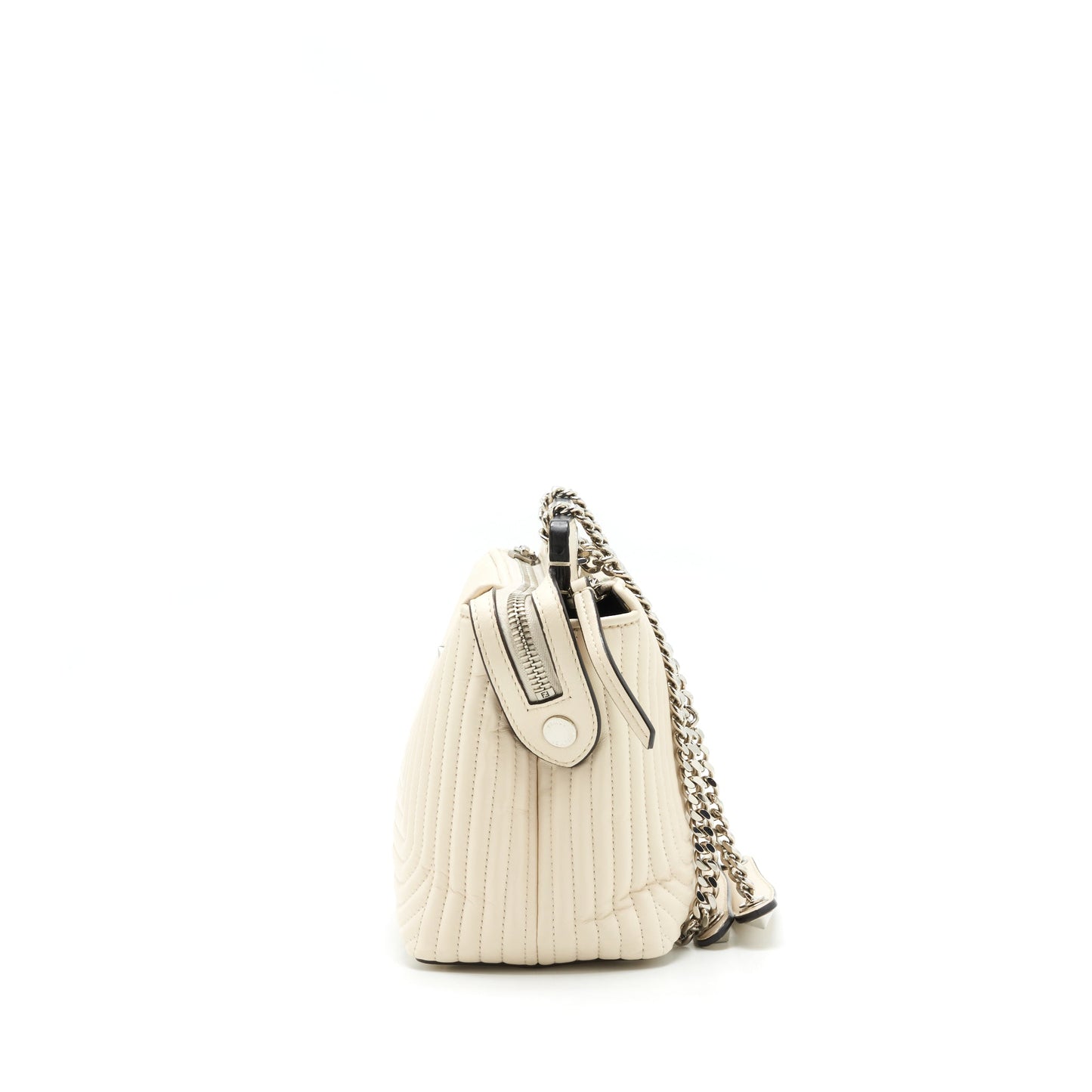Fendi Dot Com Purse White