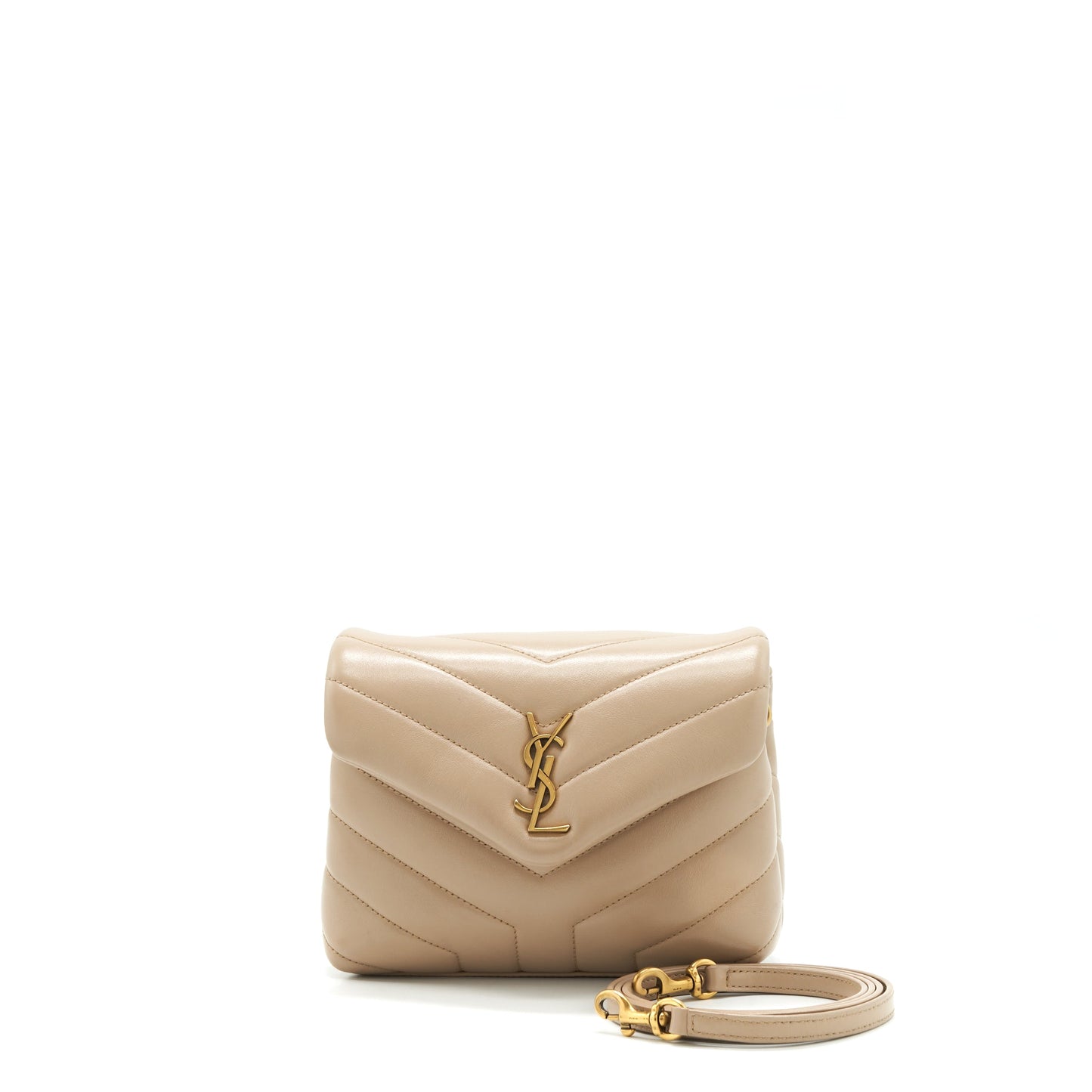 Saint Laurent/ Lou Lou Purse Dark Beige