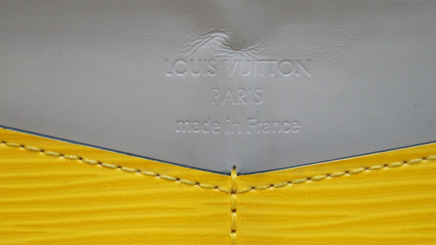 LOUIS VUITTON Epi Portefeuille Flore Long Wallet White Yellow - Final Call