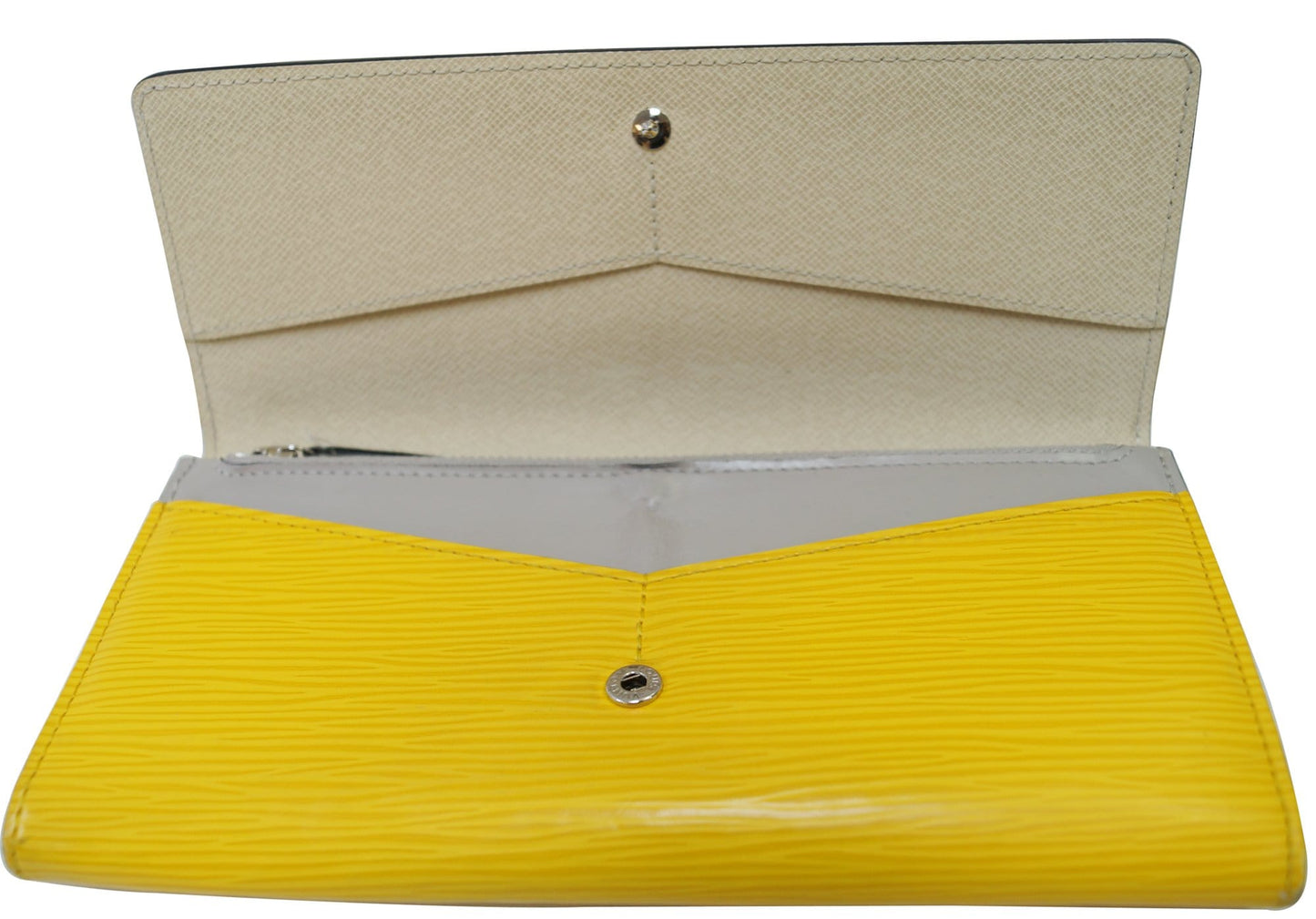 LOUIS VUITTON Epi Portefeuille Flore Long Wallet White Yellow - Final Call