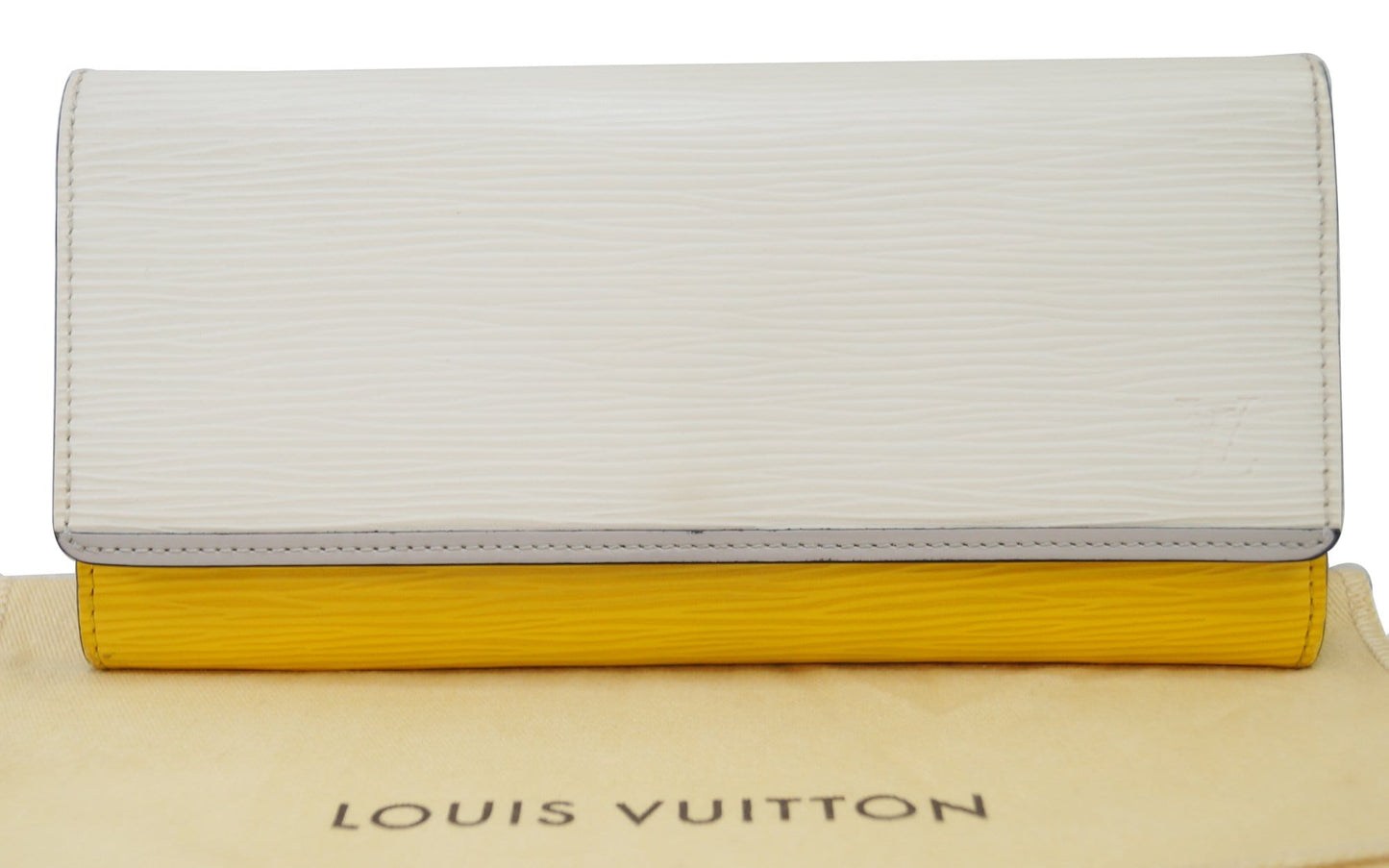 LOUIS VUITTON Epi Portefeuille Flore Long Wallet White Yellow - Final Call