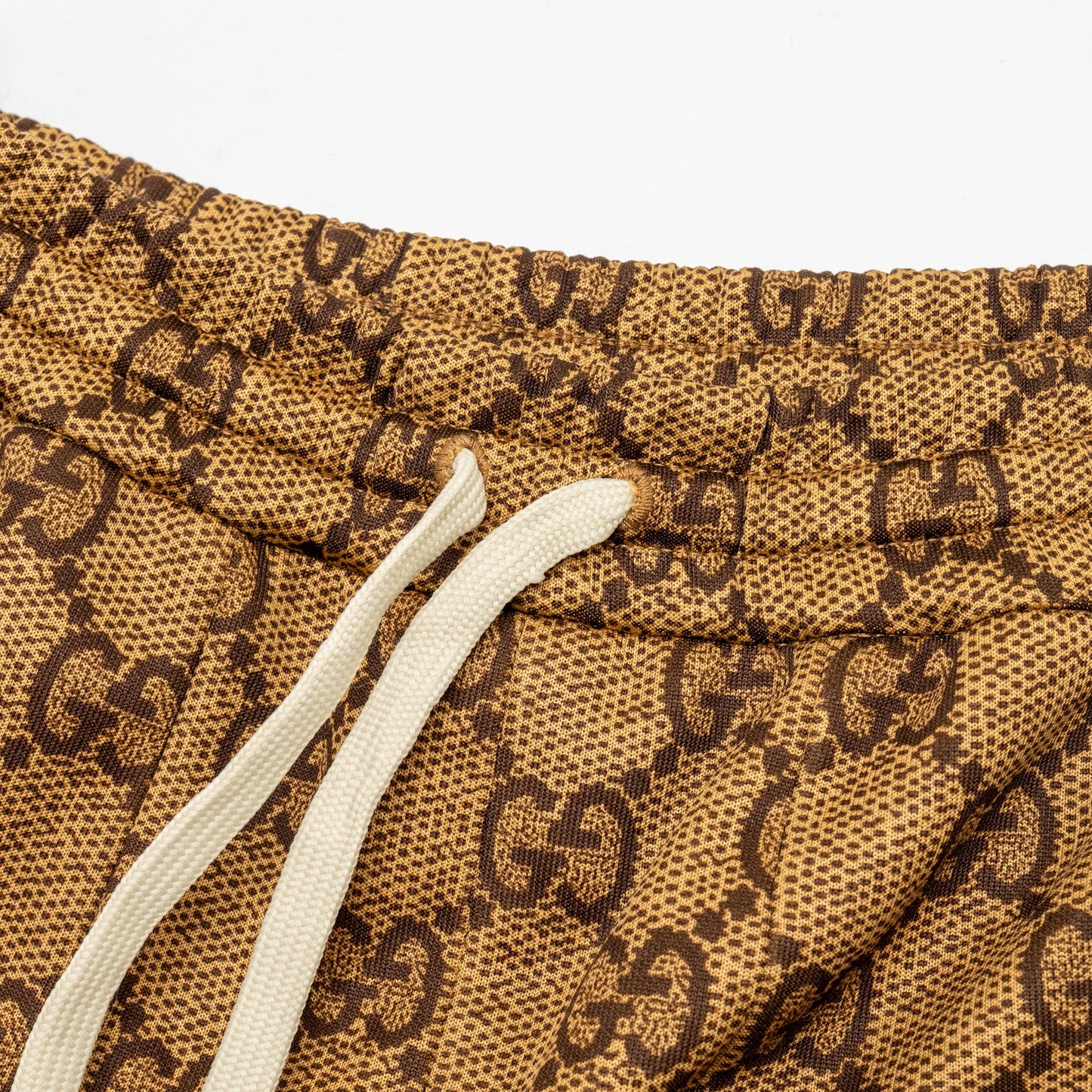 Gucci Size logo print skirts Polyester/Cotton Brown
