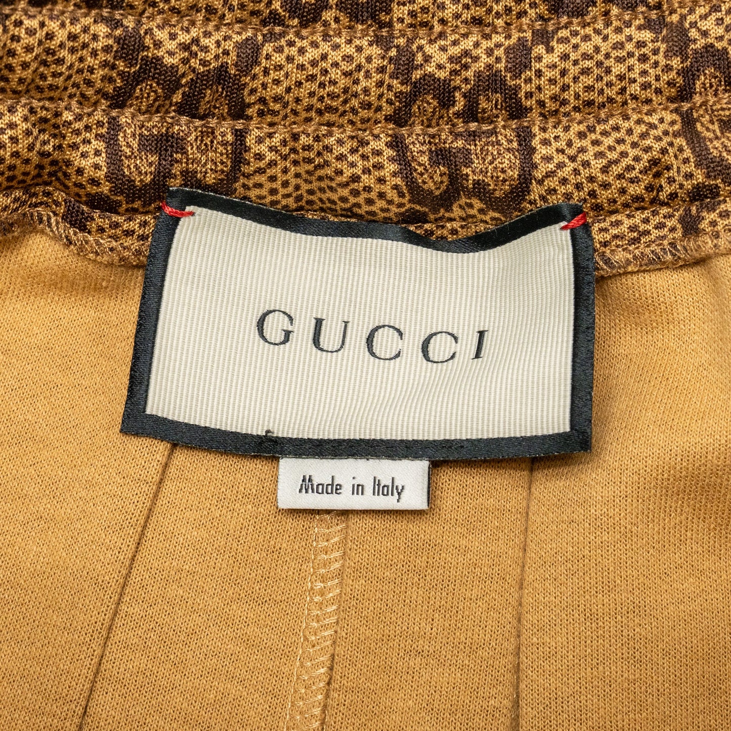 Gucci Size logo print skirts Polyester/Cotton Brown