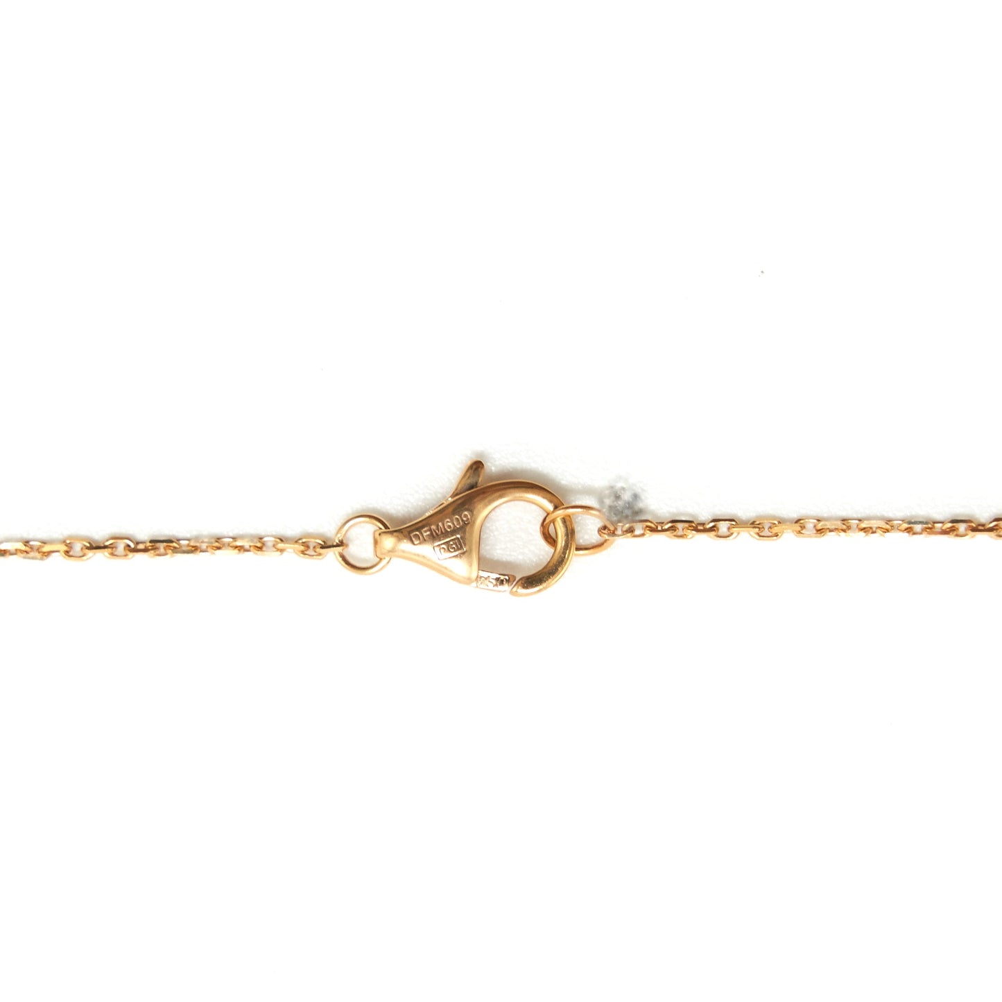 Cartier Amulette De Cartier Pink Opal With Diamond Pink-Gold Necklace