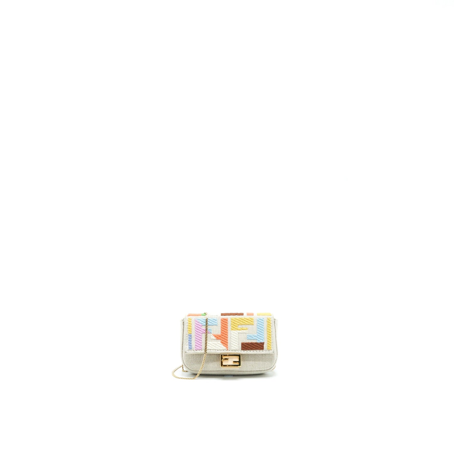 Fendi Nano Baguette Charm / Crossbody Purse